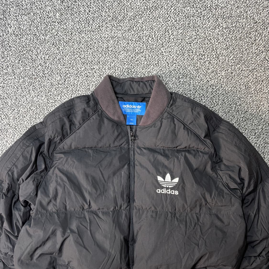 아디다스 슈퍼스타 투웨이 다운 패딩 자켓 블랙 (100) 상품이미지2