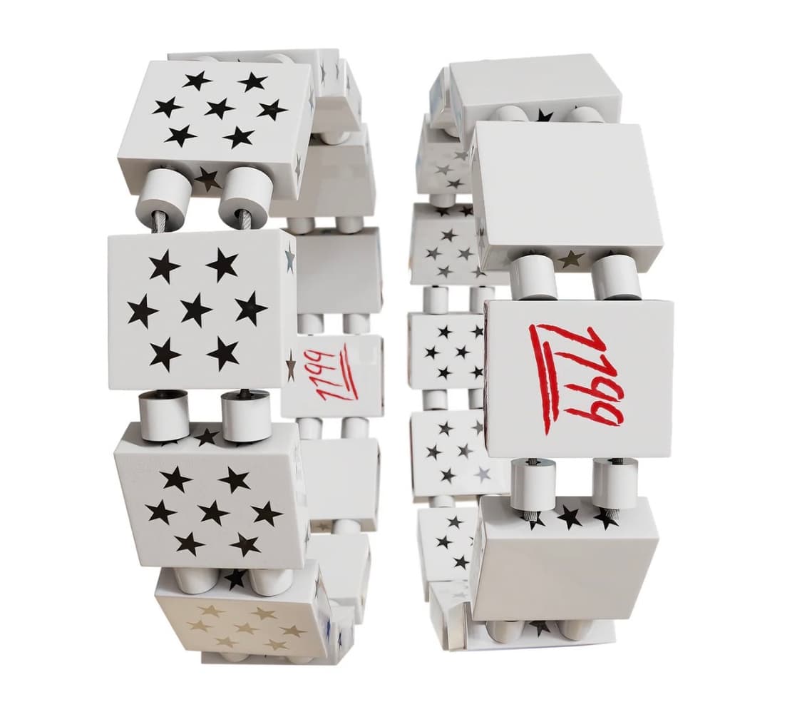 Bazo1199 Black on White Stars  상품이미지1