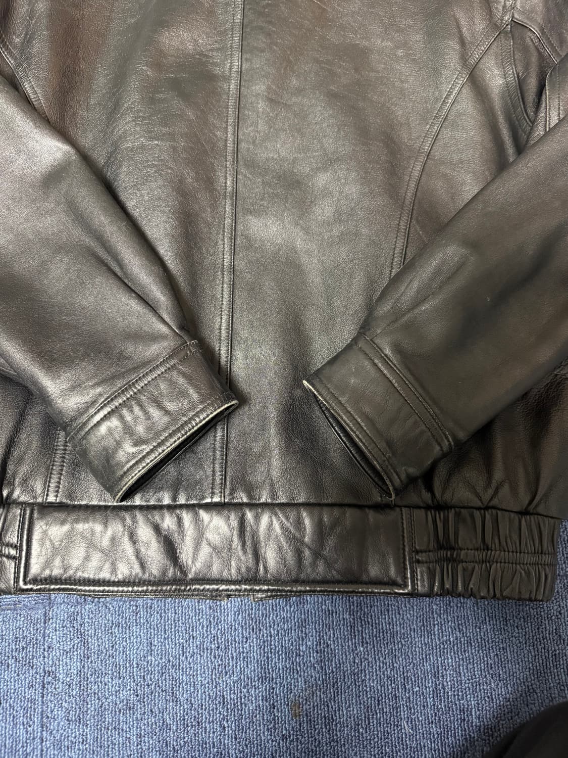 [M] 빈티지 램스킨 레더자켓 상품이미지5