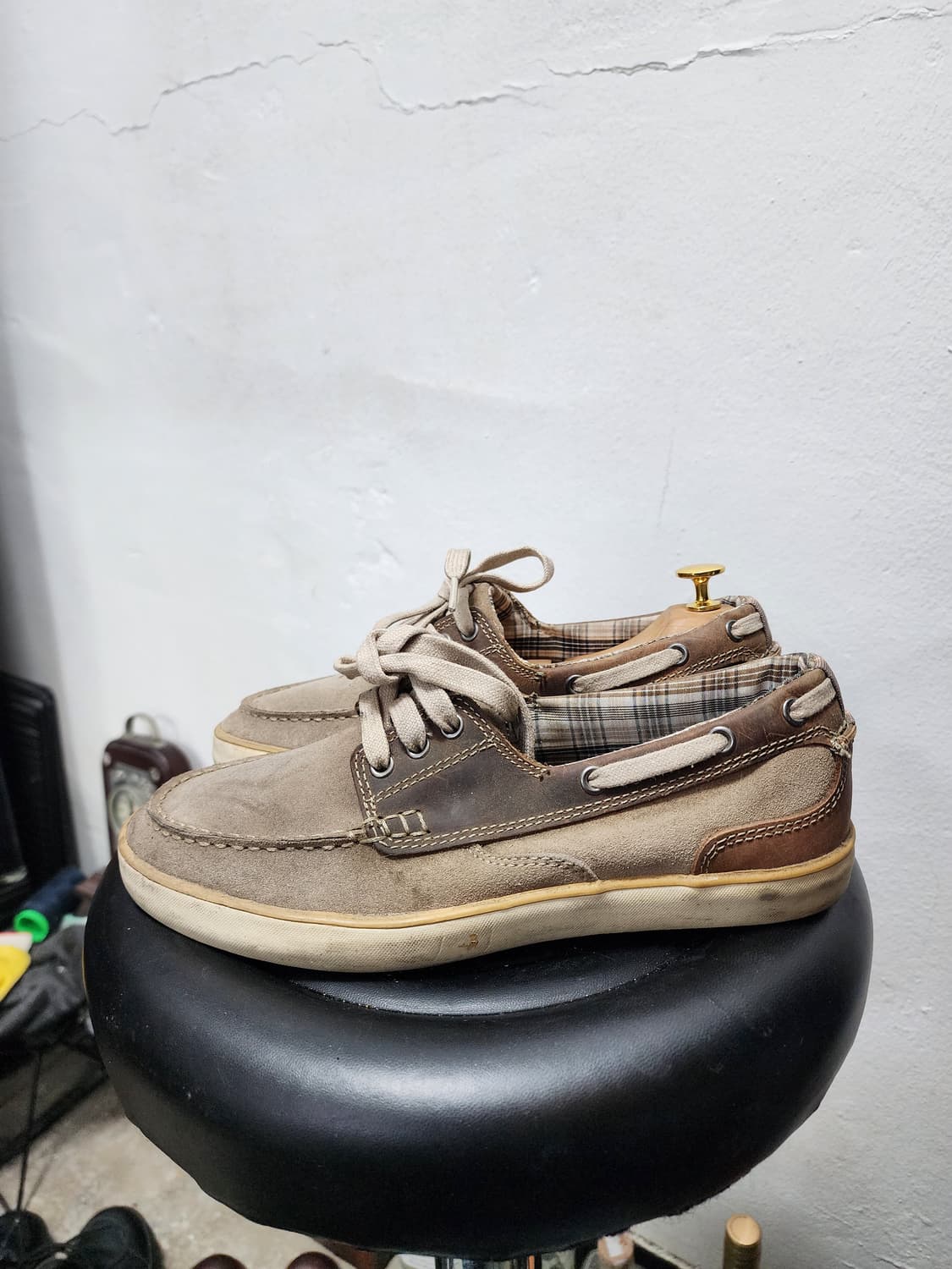 클락스 JAX 잭스 스웨이드 레더 클래식 보트슈즈 상품이미지2