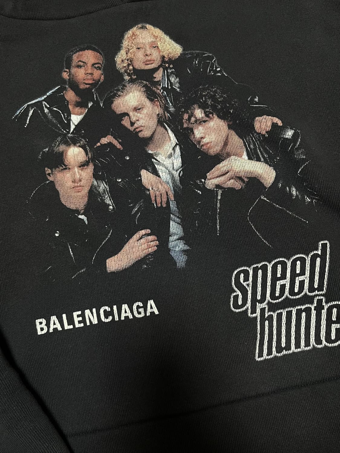 [S] 18FW 발렌시아가 스피드헌터 후드티 오버핏 상품이미지4