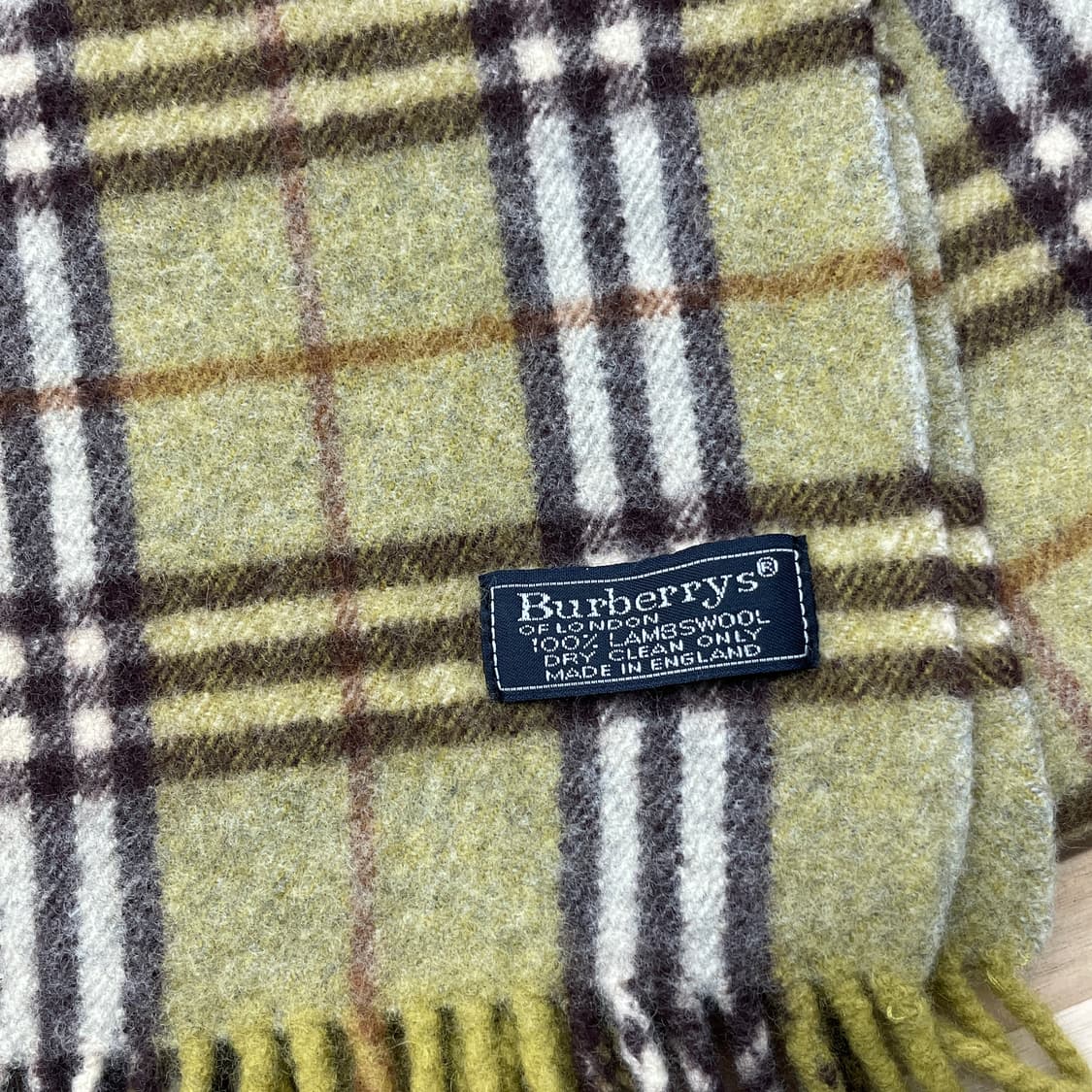 버버리 램스울 머플러 목도리 카키 상품이미지2