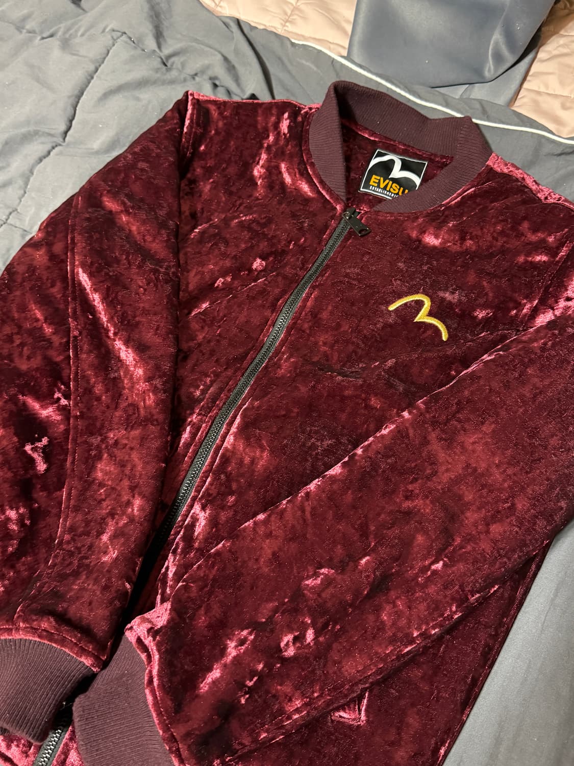 Evisu 에비수 벨루어 엠브로이드 자켓 상품이미지3