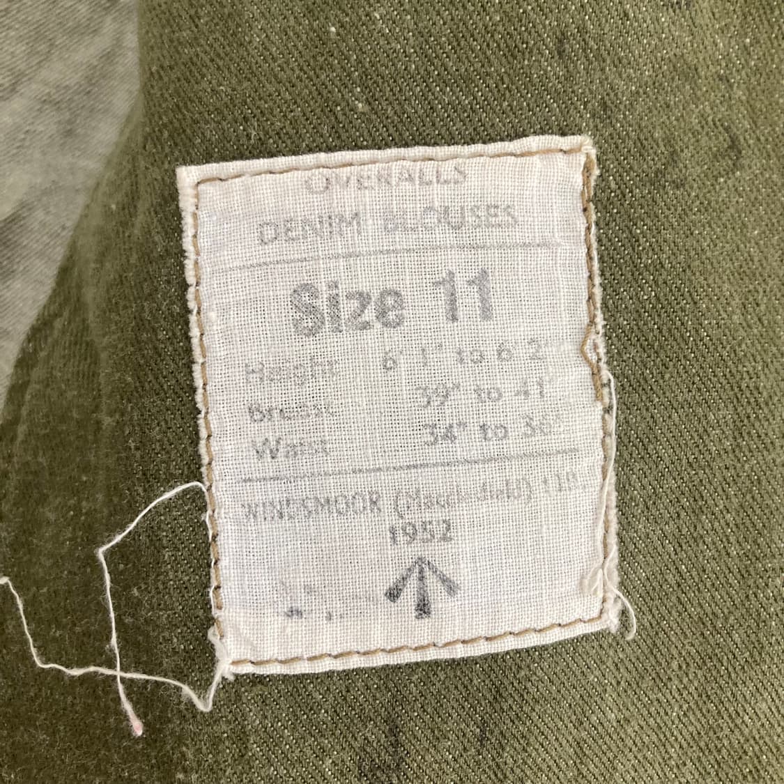 52s british green denim battle dress 상품이미지3