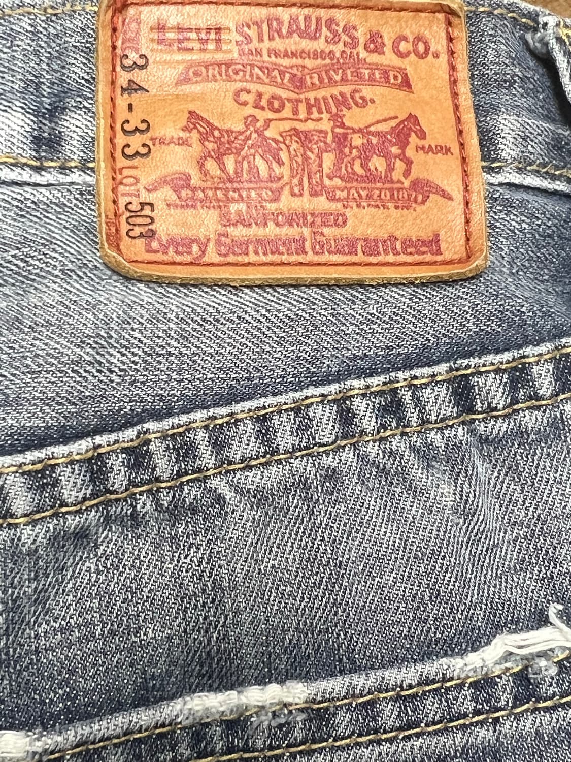 리바이스 503 (34X33) 상품이미지3