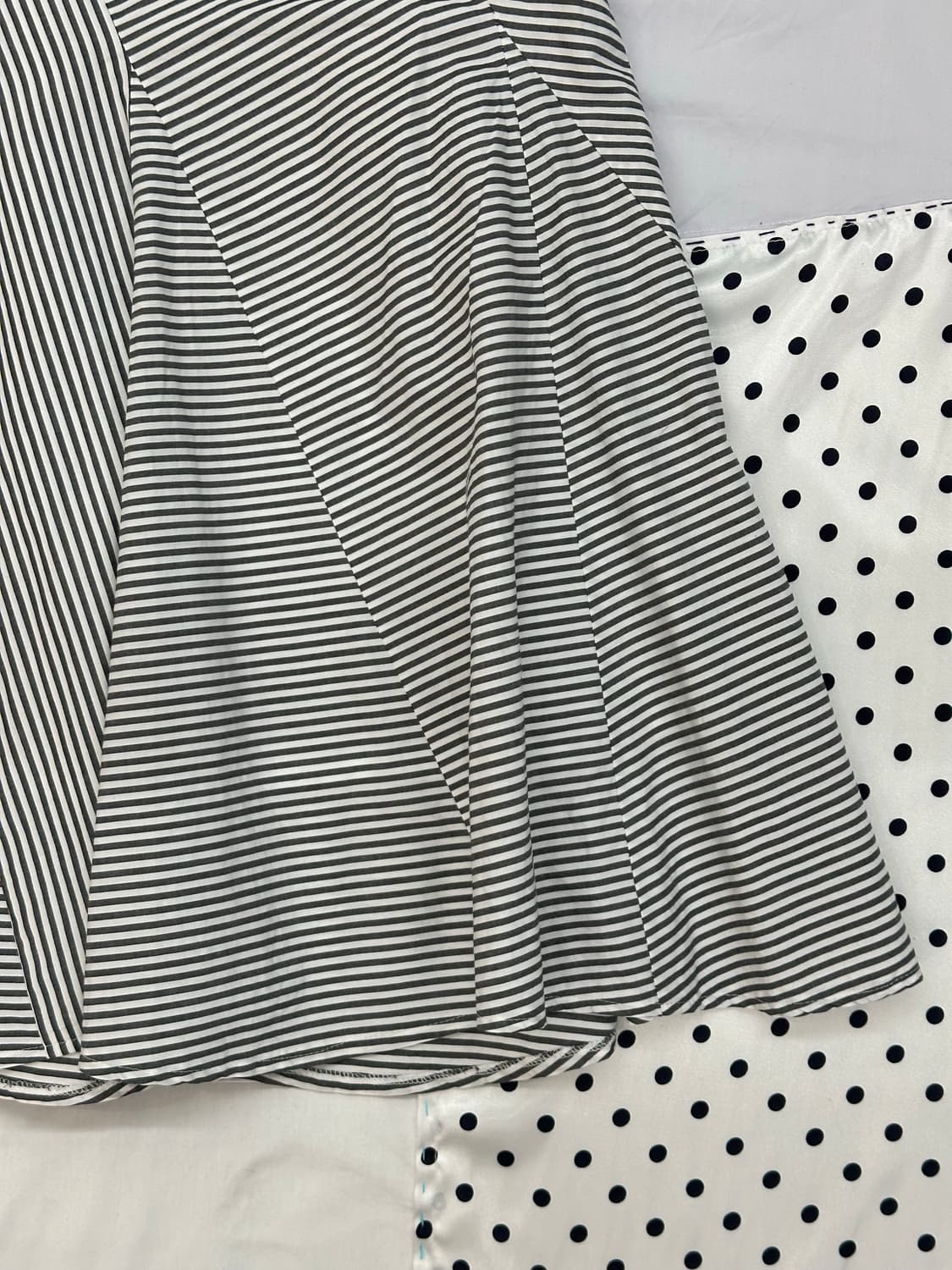 믹스 스트라이프 스커트 상품이미지6