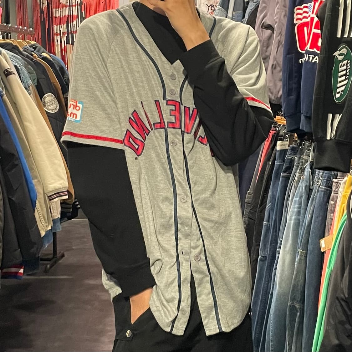 [IM] CLEVELAND 그레이 No.14 반팔져지 상품이미지4