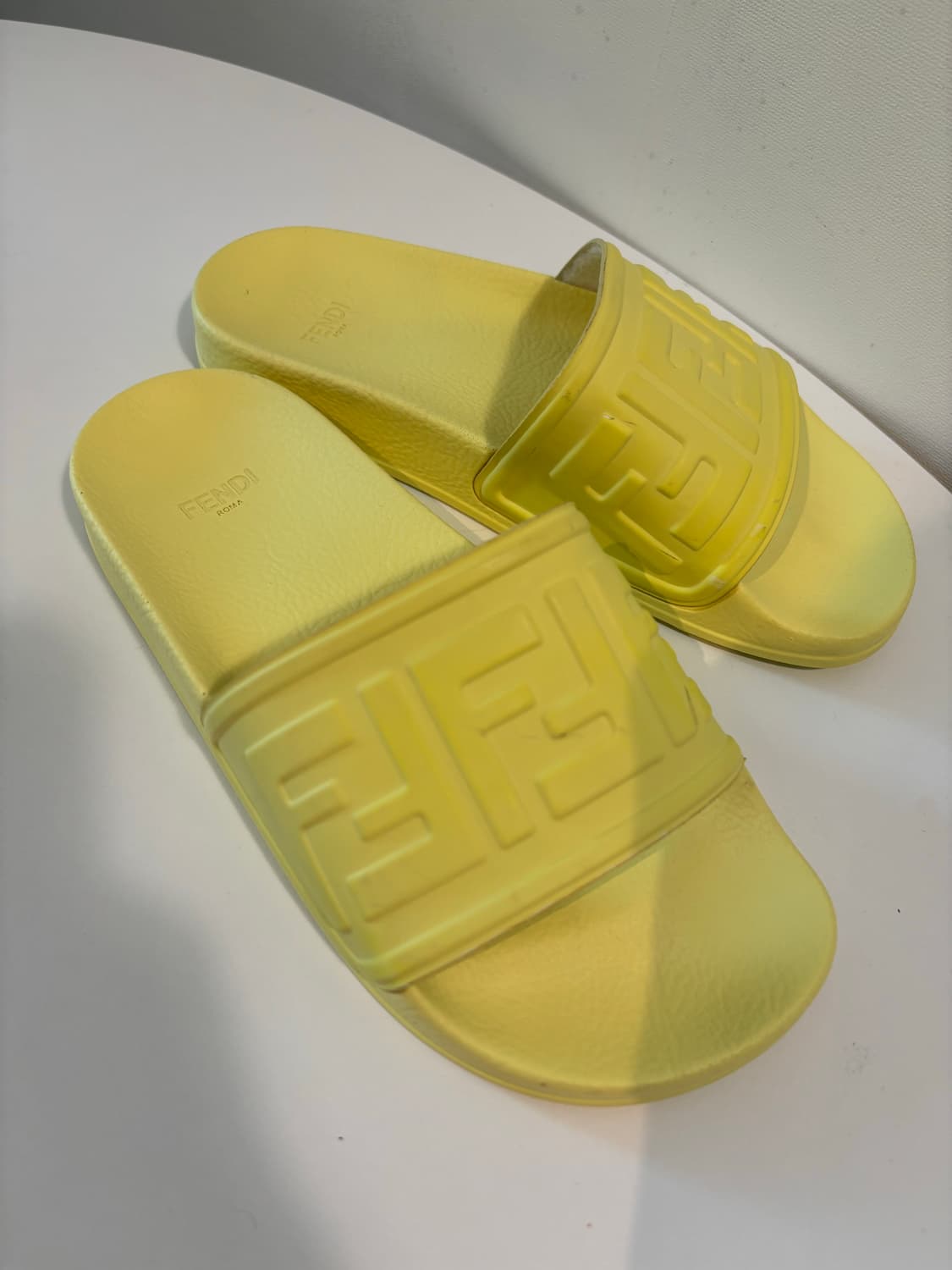 펜디 36 (230) 슬리퍼 라임옐로우 상품이미지6