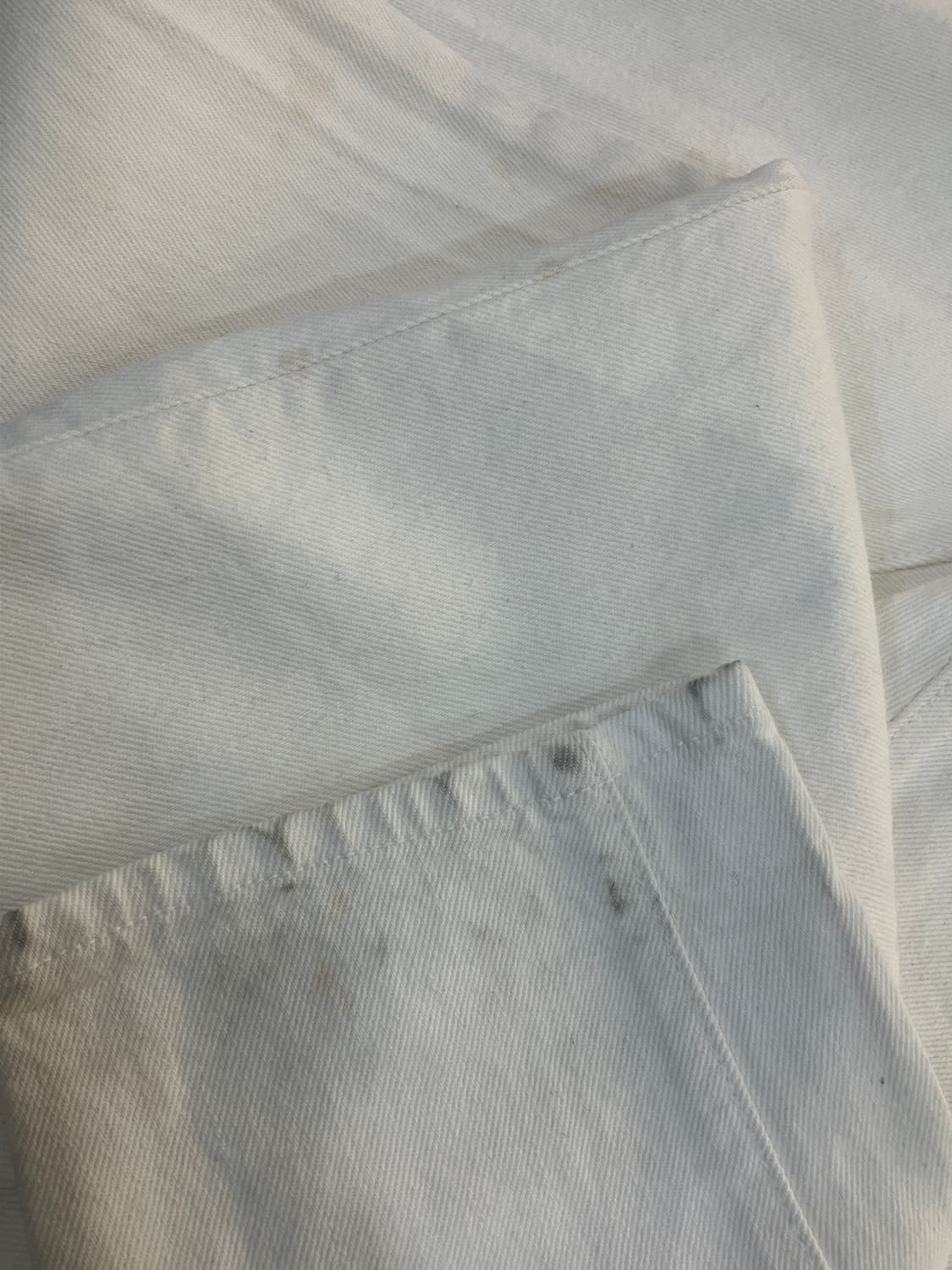 90‘s 리바이스 501 화이트 코튼 팬츠 25 상품이미지5