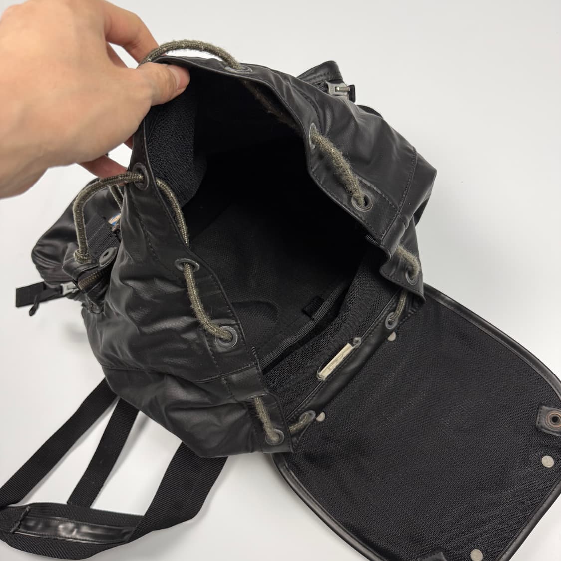 요시다포터 러기지라벨 뉴라이너 럭색 블랙 상품이미지8