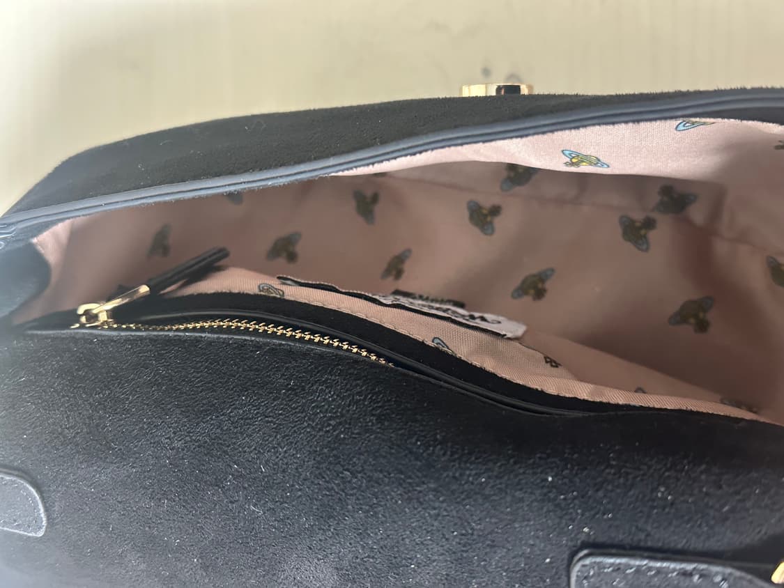 비비안웨스트우드 스웨이드백 블랙 상품이미지4