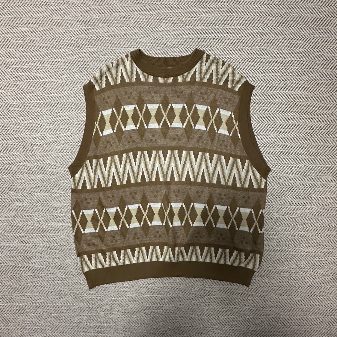 BACK NUMBER knit vest 상품이미지1