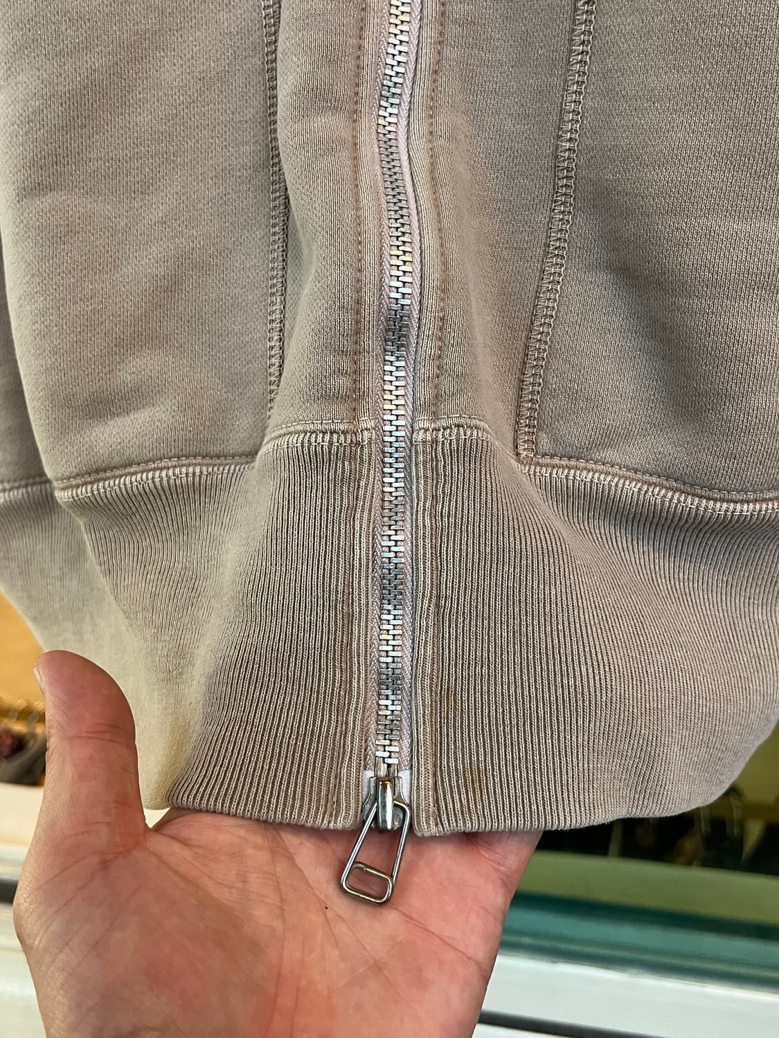 R.JUBILEE 베이지 후드집업 F 상품이미지4