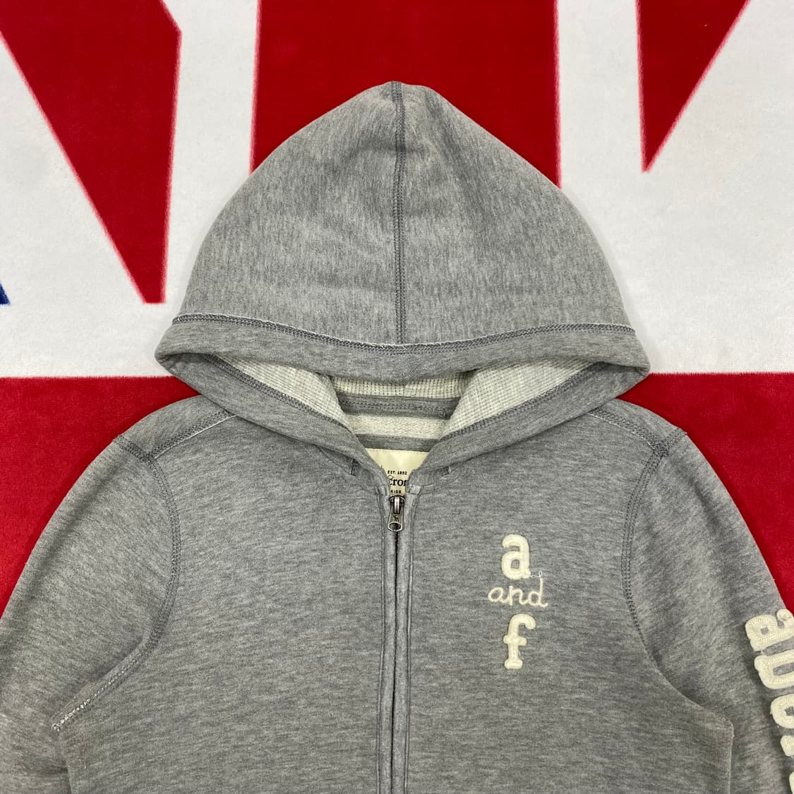 아베크롬비 후드집업 실측 여성 44-55 상품이미지3