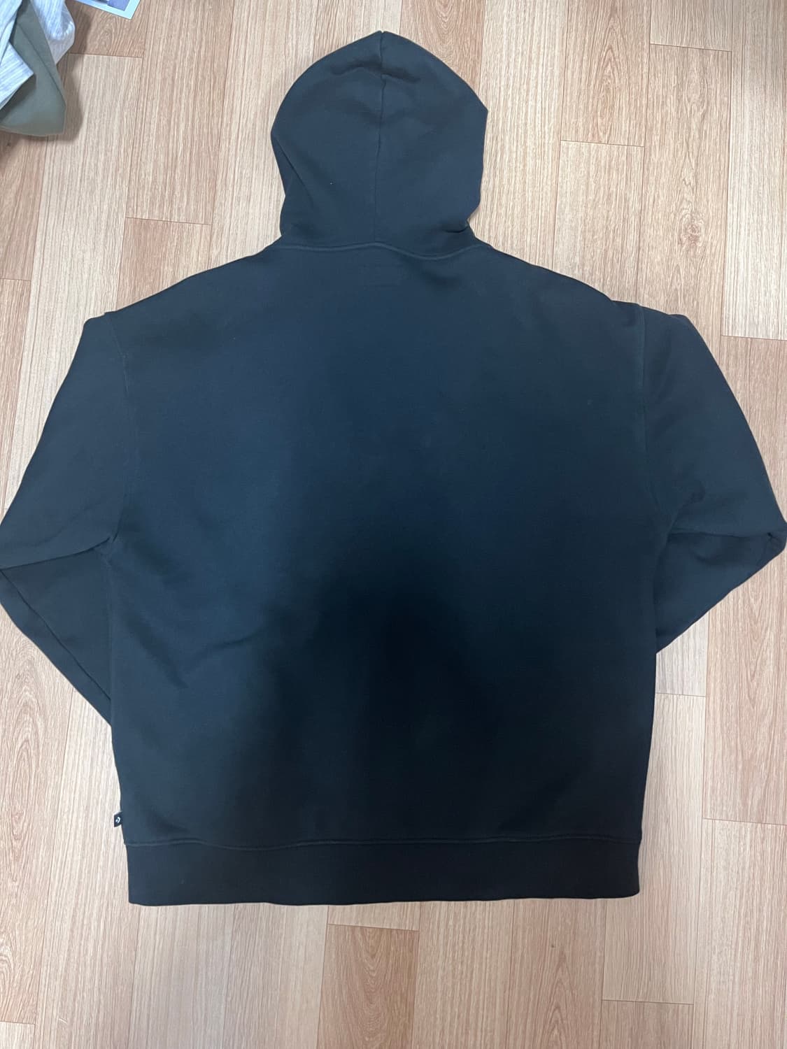 컨버스 블랙 후드집업 상품이미지2