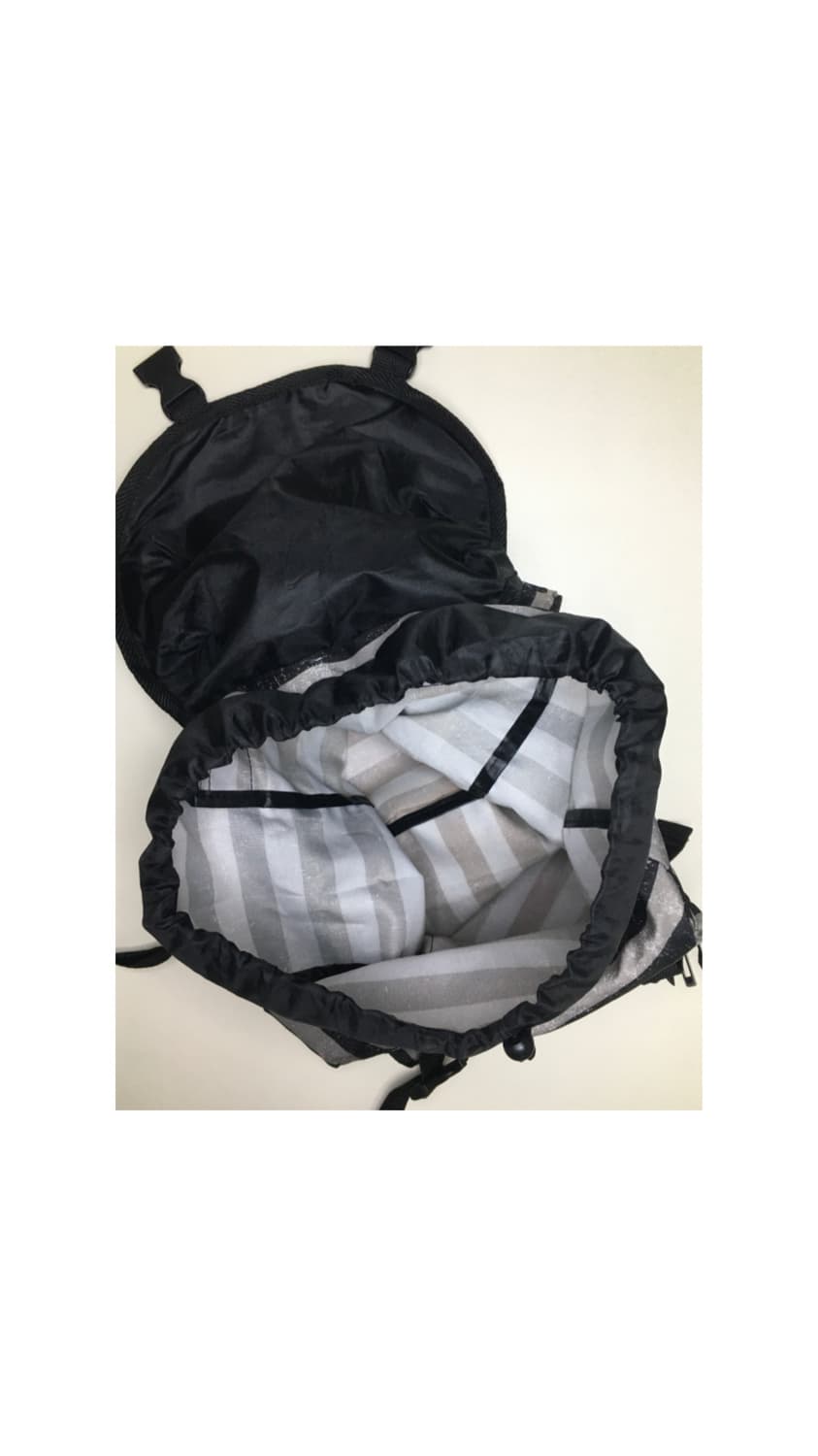 엑스걸 별 무늬 스트라이프 백팩 상품이미지3