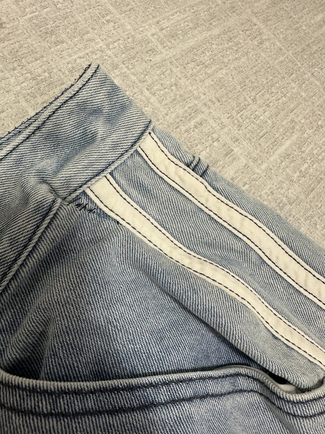 스컬프터 라인 데님 팬츠 상품이미지4