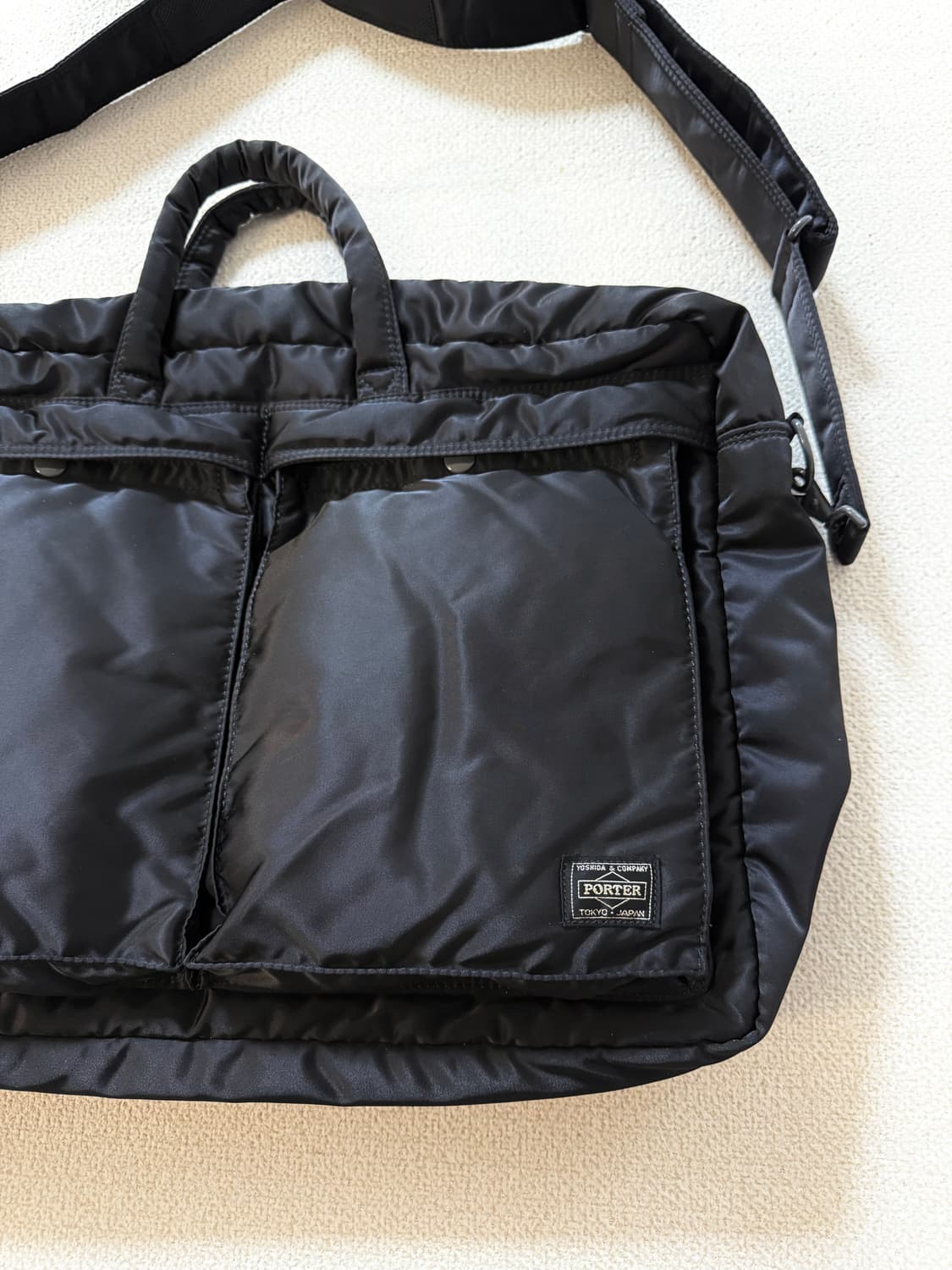 PORTER 포터 탱커 2way 오버나이트 브리프케이스 블랙 상품이미지3