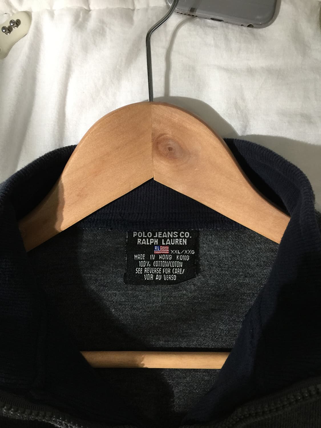 (MAN) 폴로랄프로렌 스웻 반집업 XL  상품이미지3
