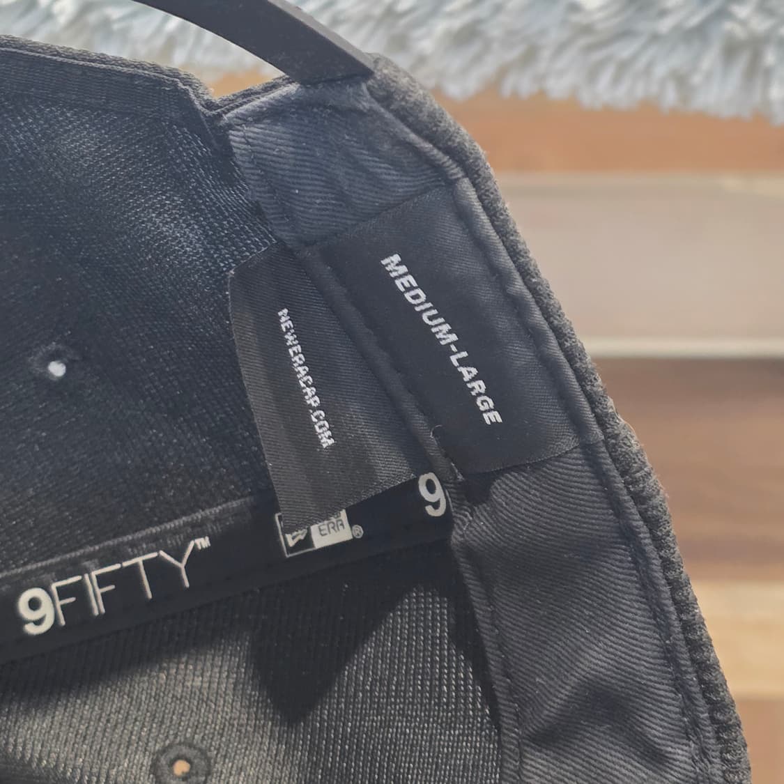 L8-1:뉴에라 9FIFTY 스냅백 블랙 (약 58-60cm) 상품이미지9