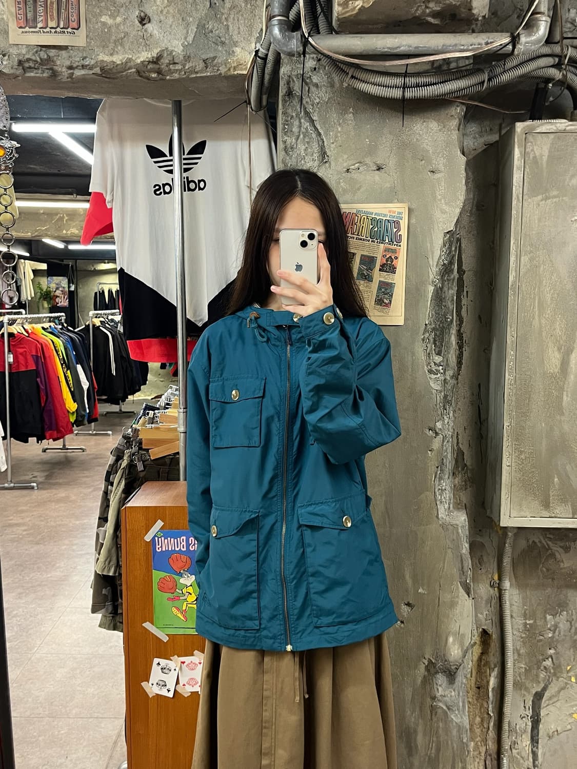 노스페이스 후드 바람막이 다크그린 105 #csz1370 상품이미지2