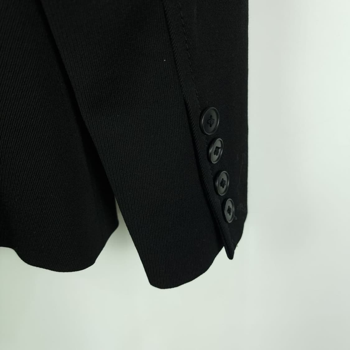 [도나카란] 재팬 울 블랜디드 모직 블레이저 자켓 블랙 M18459 상품이미지6