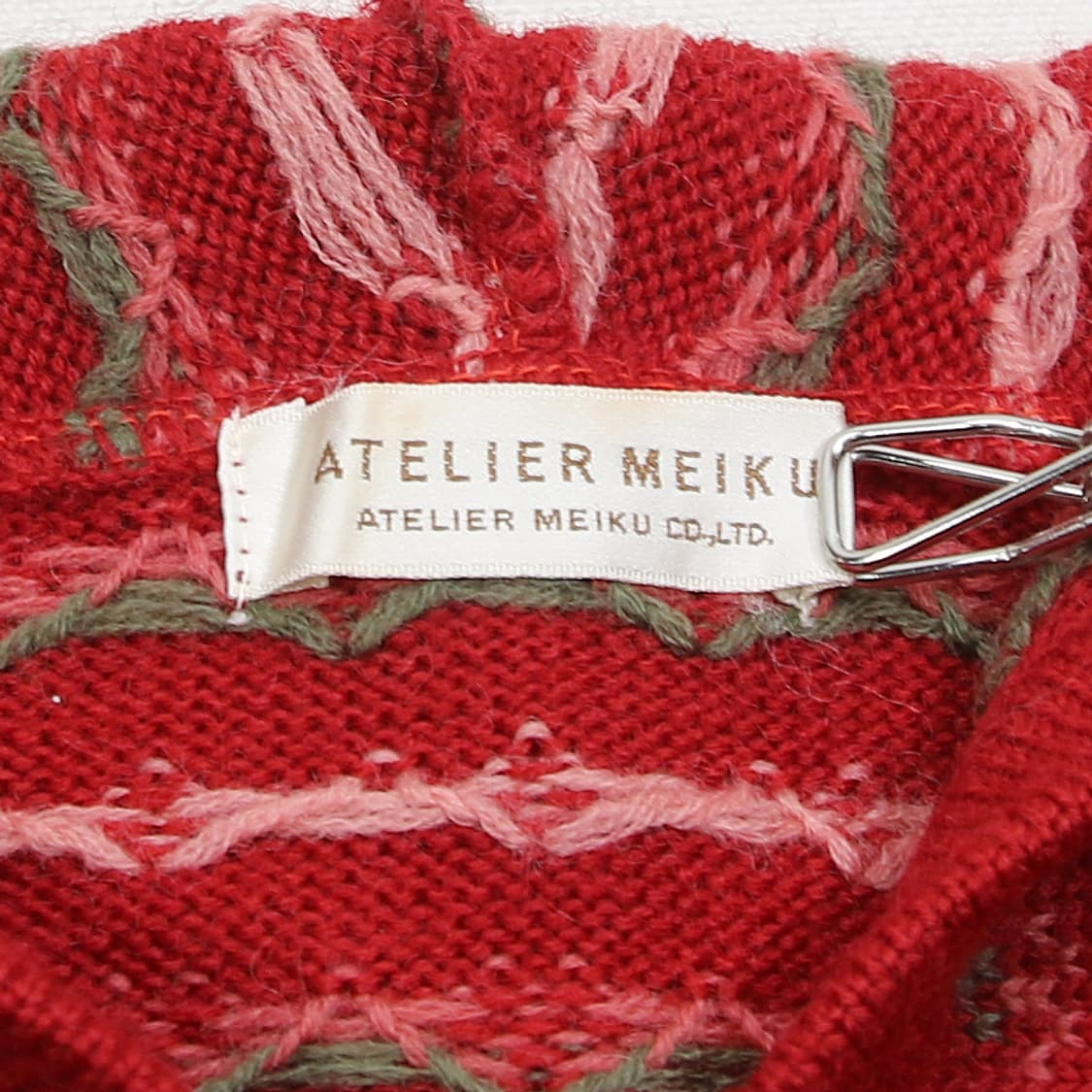 ATELIER MEIKU 울 패턴 후드 니트 자켓 (여성용 11) 상품이미지5