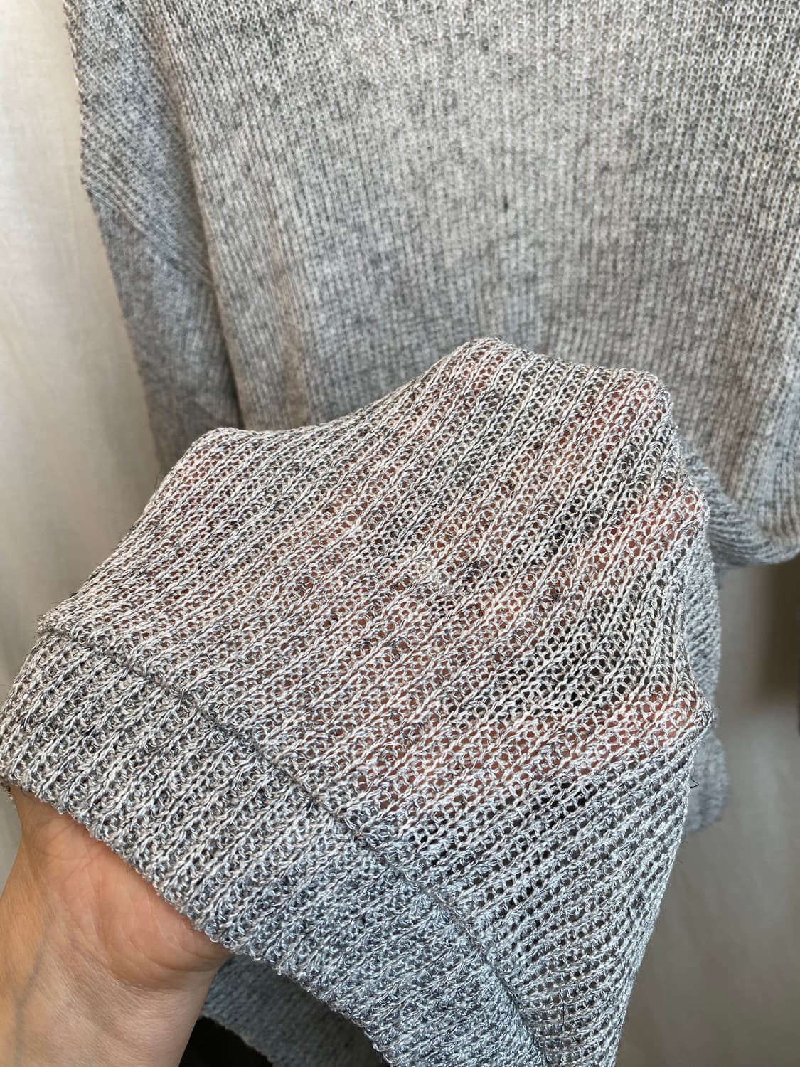 CIAOPANIC 린넨혼방 7부 가디건(M) 상품이미지9