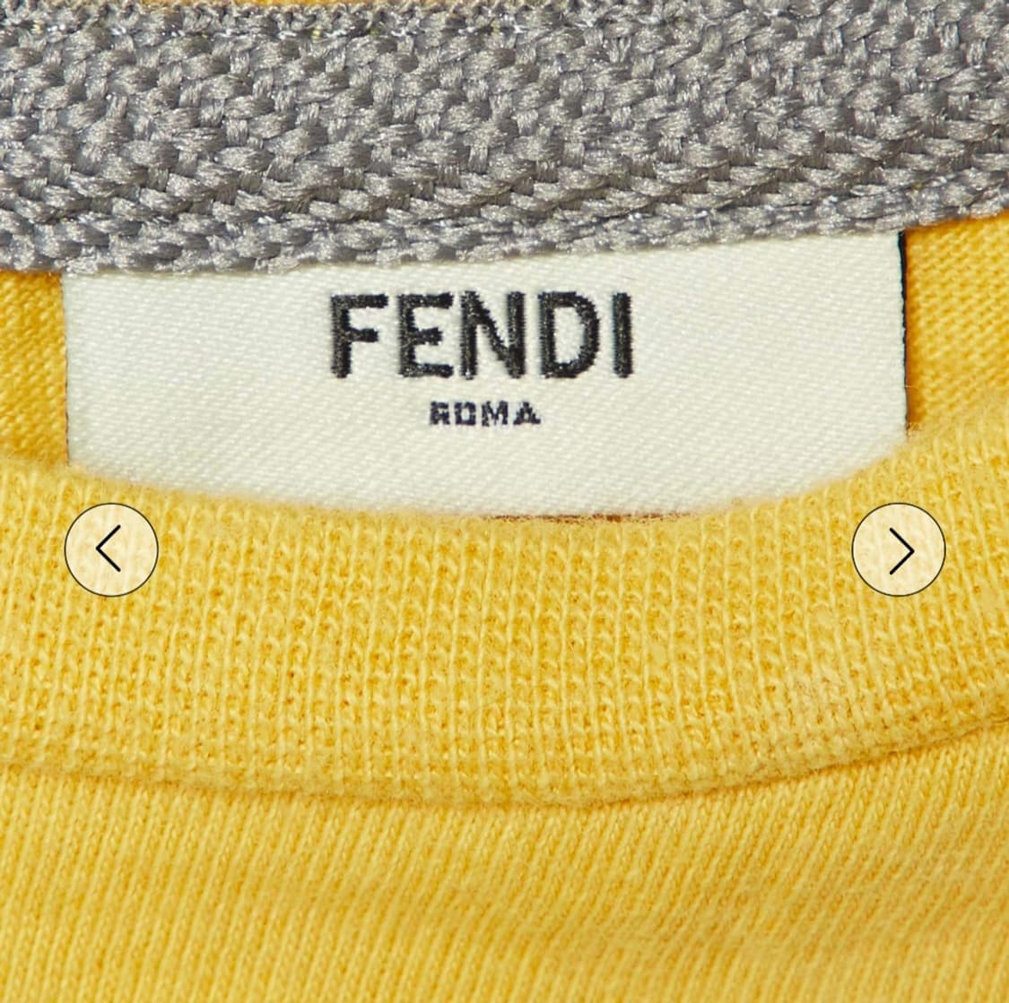 (정품)펜디 옐로우 몬스터 반팔 티셔츠55_66 상품이미지4