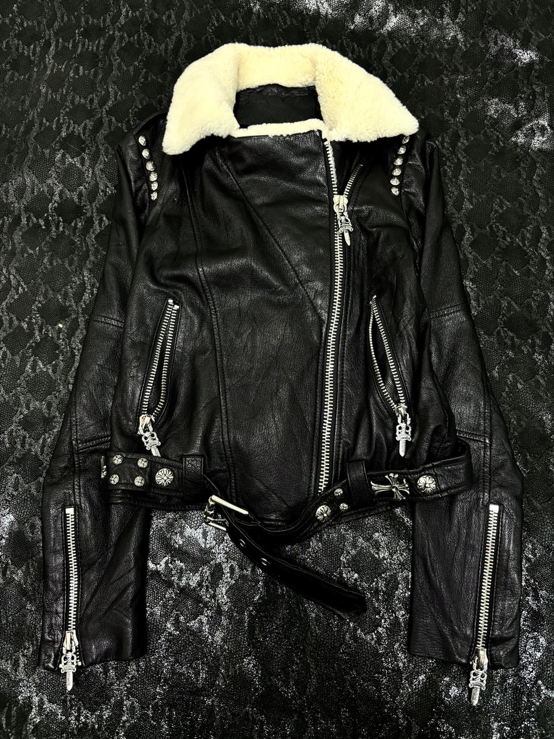  00’s Archive Cross Patch Side Zipper De 상품이미지2