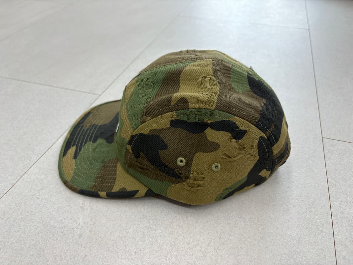 슈프림 자카드 로고 데님 캠프캡 우드랜드 카모 - 25FW 상품이미지2