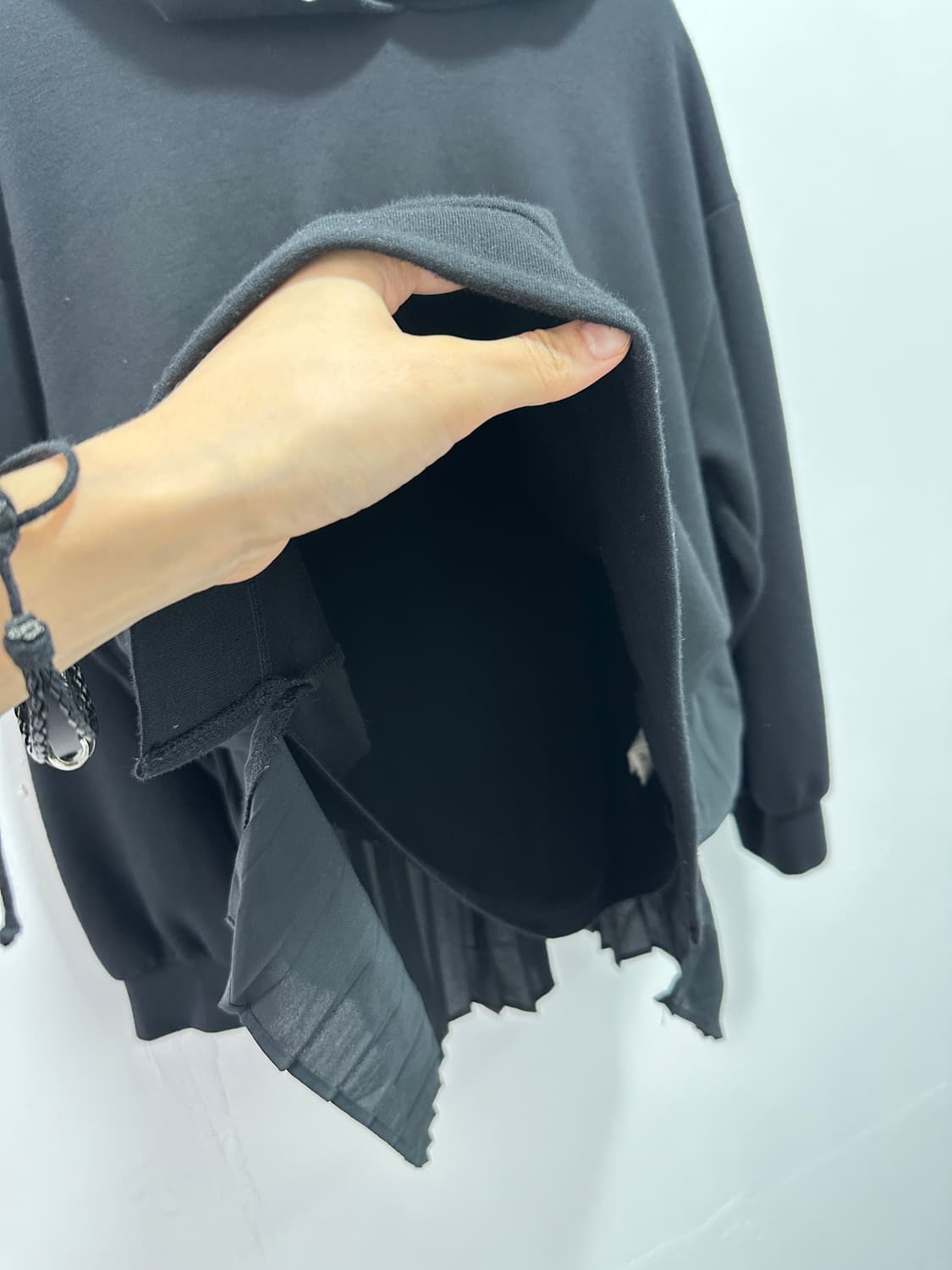 Vintage back pleats hoodie 상품이미지7