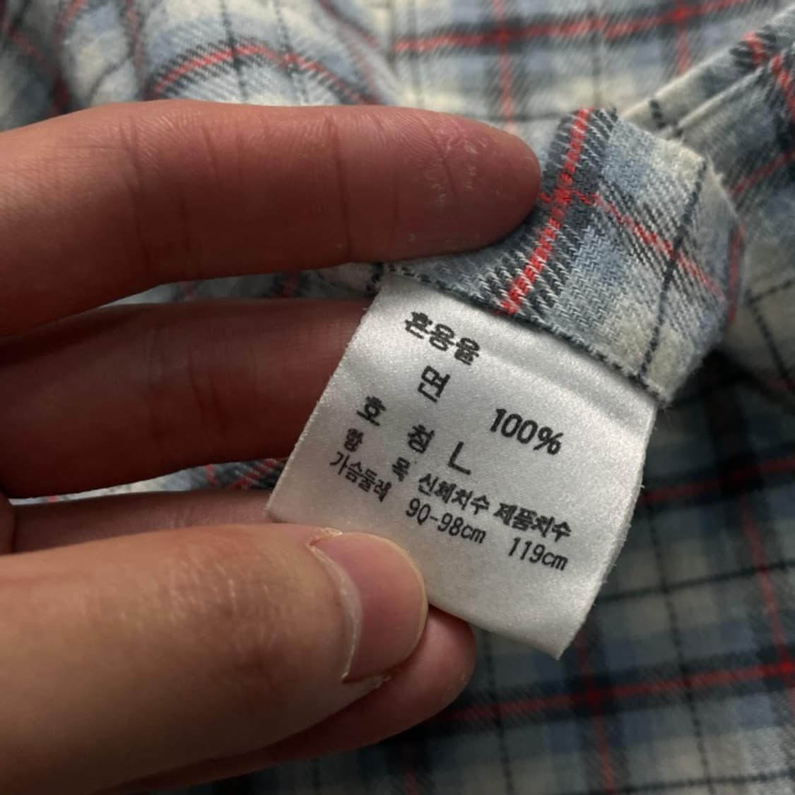 100 폴로 89s 체크 플란넬 셔츠 상품이미지4