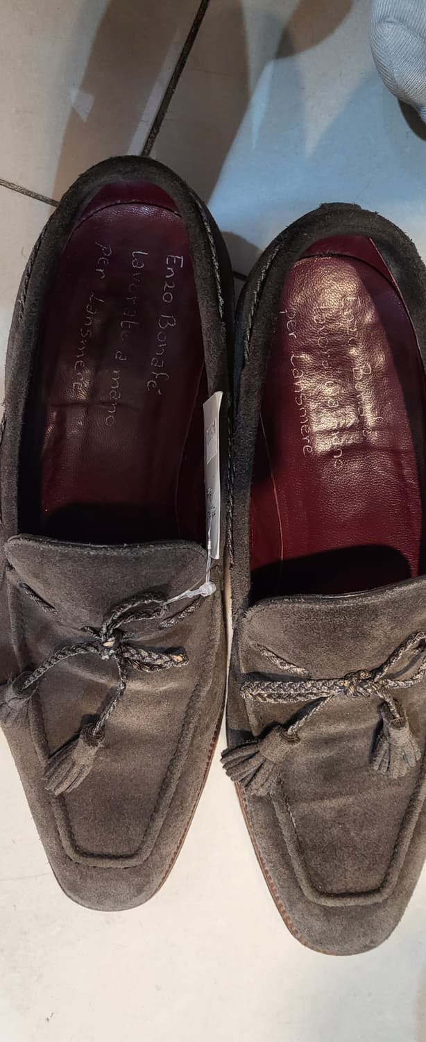 Enzo Bonafe 엔조 보나페 스웨이드 타슬 러퍼 265 상품이미지4