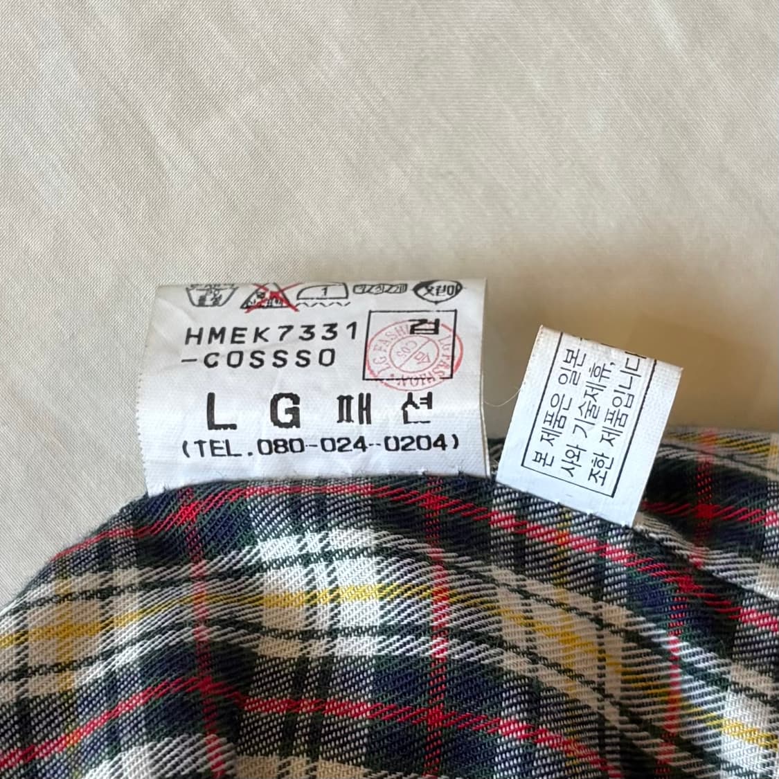 [105-108] 90s J.PRESS 캔버스 플란넬 워크 베스트 상품이미지8