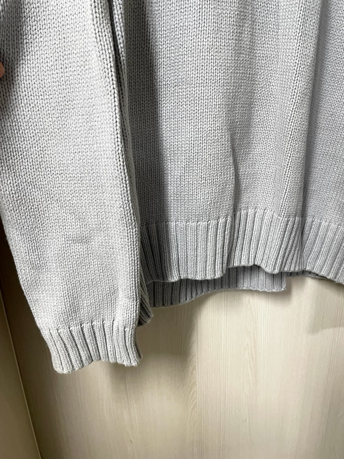 H&M/ 케이블 니트 슬리브/ XL 상품이미지5