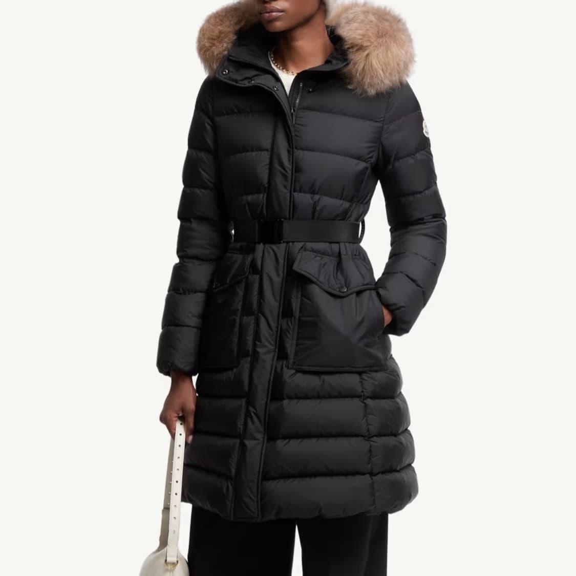 [S급/0] 몽클레어 클로에 여성패딩 블랙 라쿤퍼 풀구성 끌로에 상품이미지10