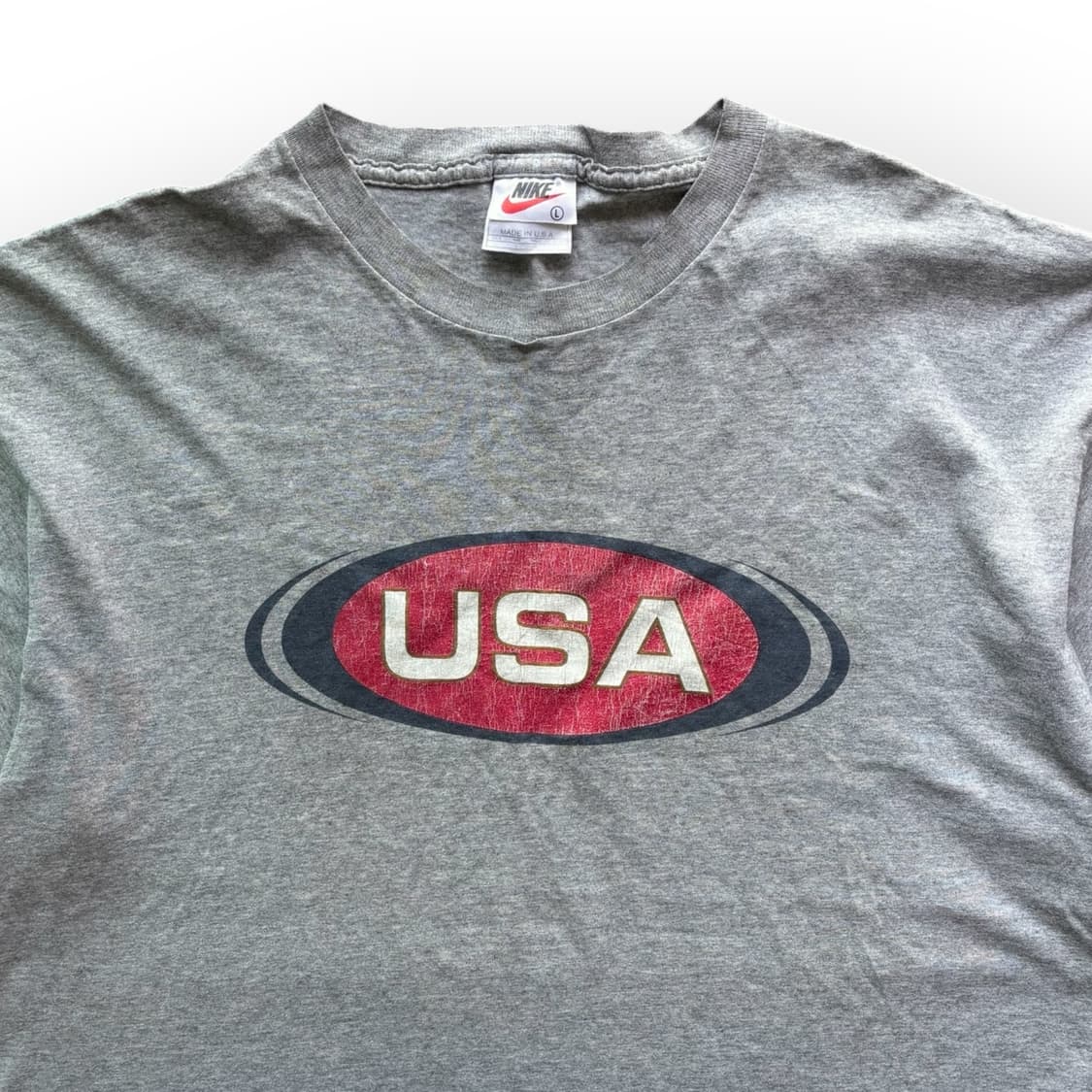 XL)90's 나이키 USA 티셔츠 상품이미지3