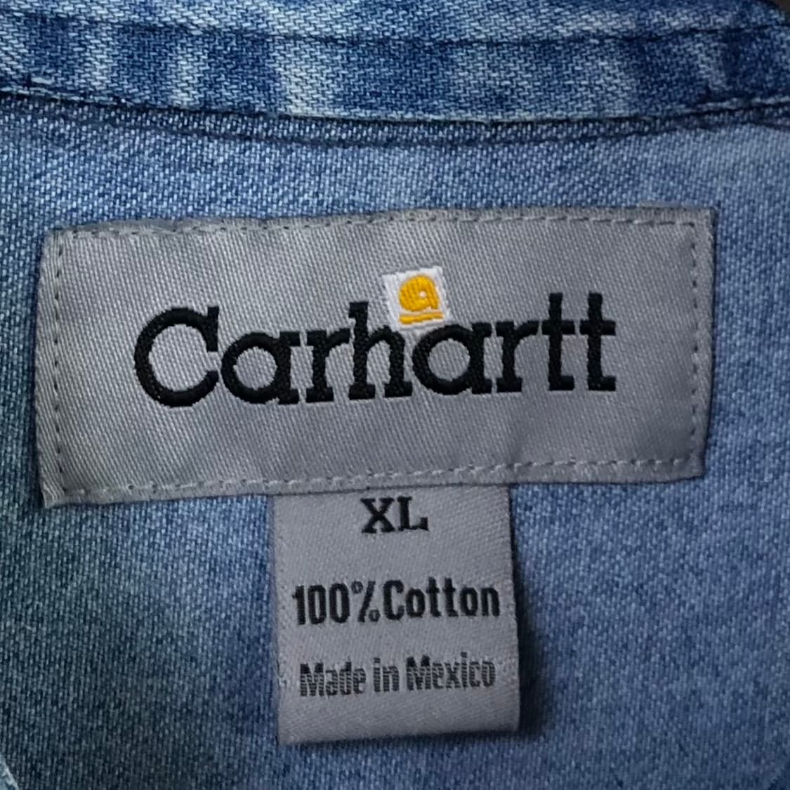 Xxl 칼하트 데님 셔츠 상품이미지3