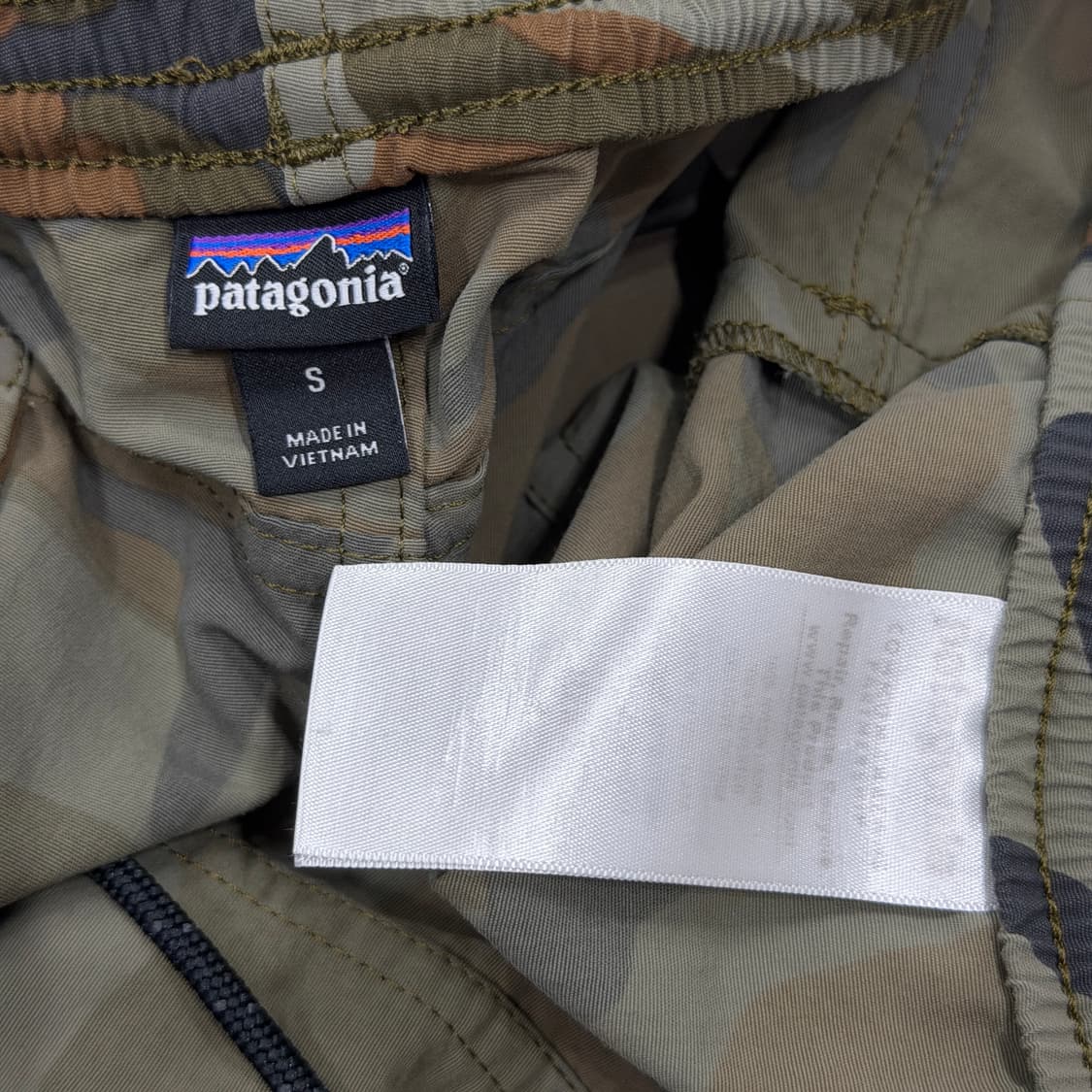 파타고니아 밀리터리 카모 배기스 조거팬츠 바지 S 상품이미지4