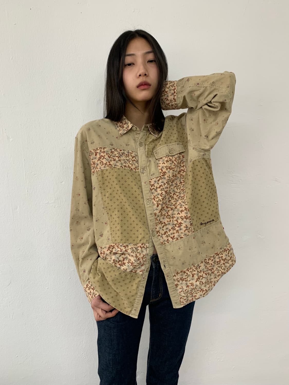 Patchwork shirt 상품이미지1