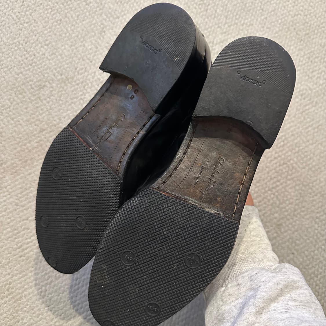 Ferragamo(페라가모) 빈티지 스트레이트 팁 더비 상품이미지8