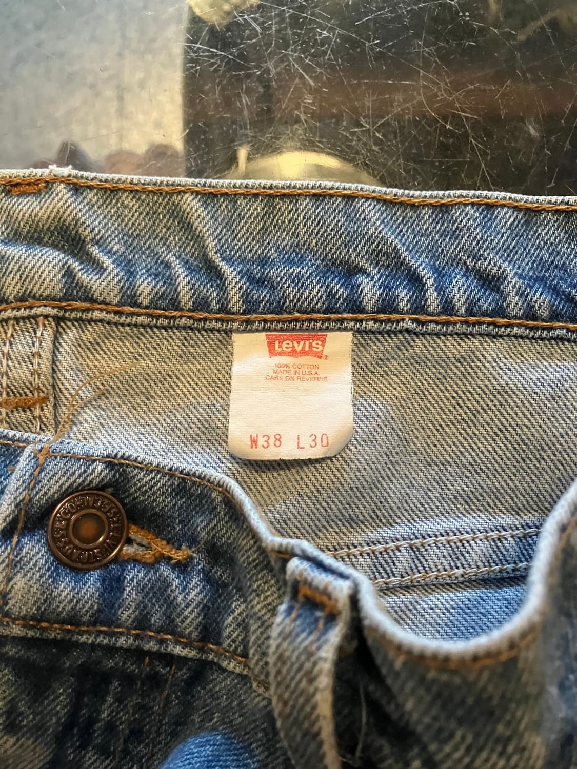 90s USA Levis 517 Boot Cut Denim Pants 상품이미지9