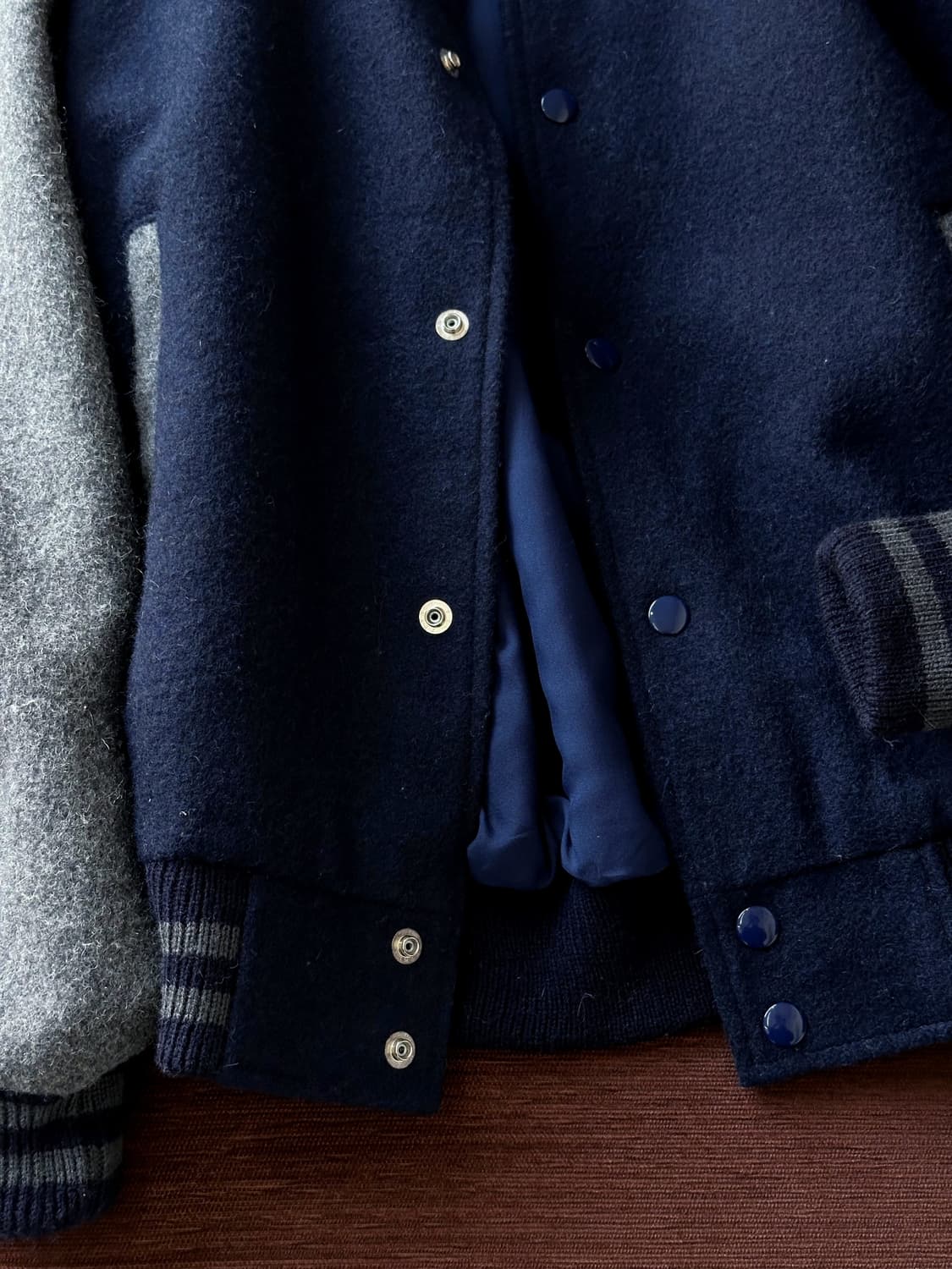 Felted wool easy stadium jacket Jacket 상품이미지3