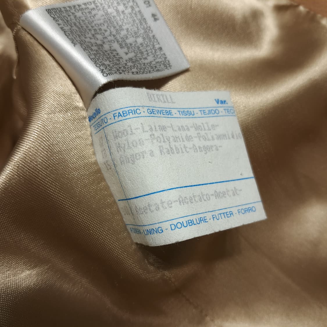 CL224 L 막스마라 90s 앙고라울 카멜 싱글 코트 상품이미지6