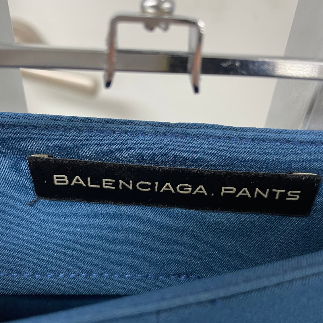 발렌시아가 실크 팬츠 블루 38(W) 상품이미지6