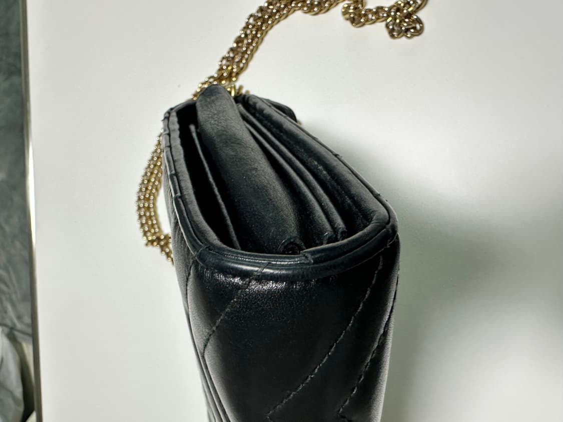 구찌 마몽트 마틀라세 체인백 블랙 상품이미지4