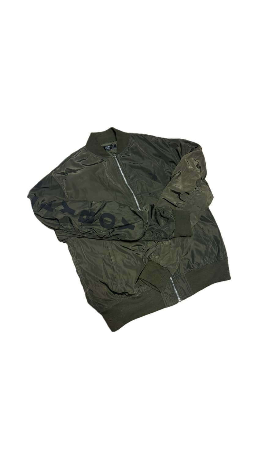 플레이보이 카키 MA-1 항공점퍼 상품이미지1