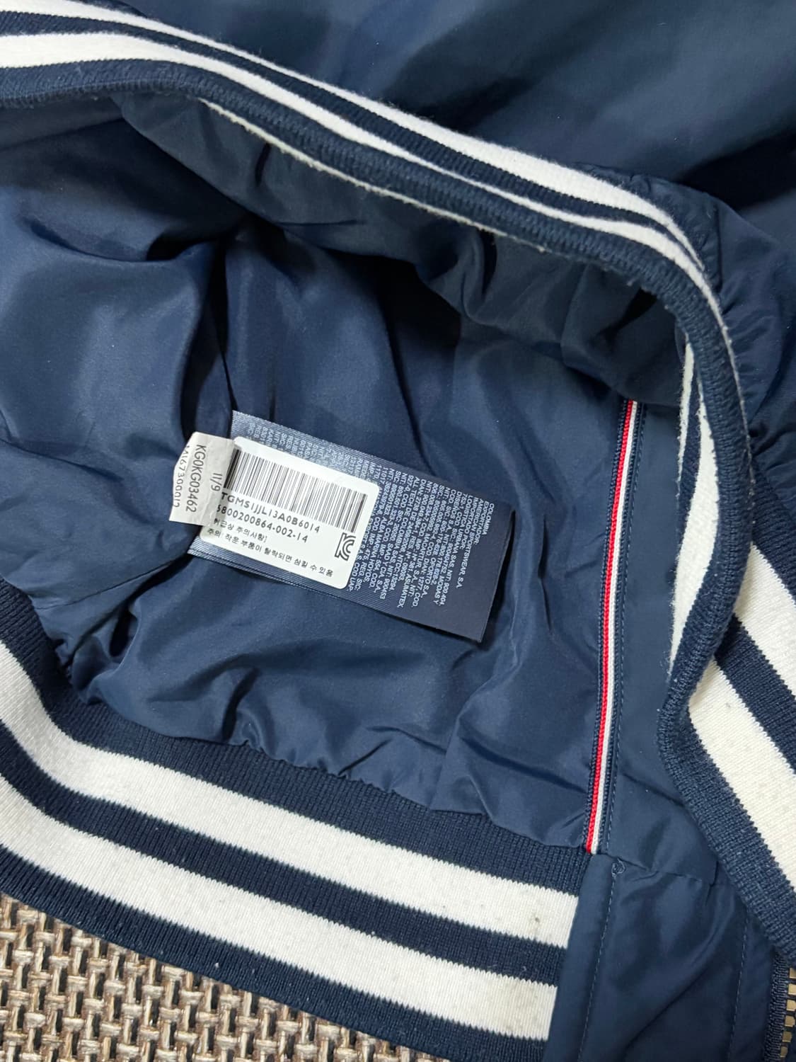 타미힐피거 캐주얼 레터링 봄버 자켓 상품이미지6