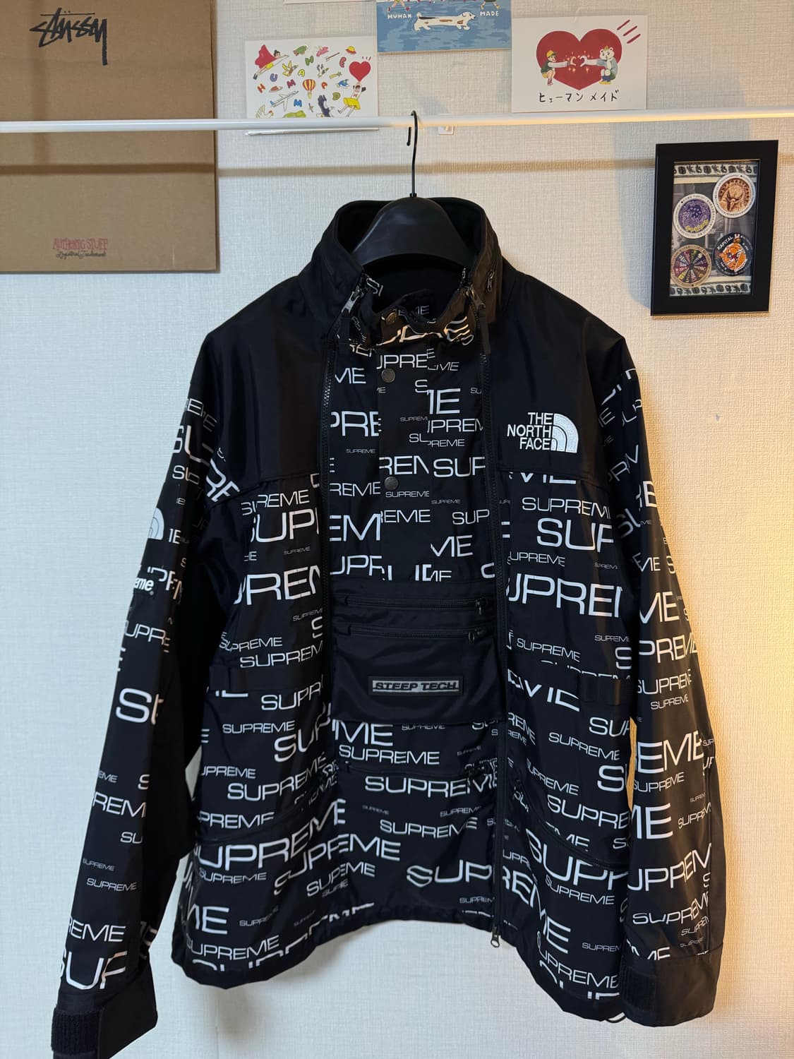 [XL] 슈프림 x 노스페이스 스팁 테크 아포지 자켓 블랙 - 21FW 상품이미지1